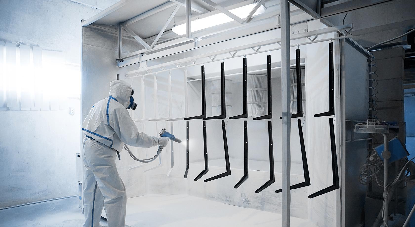 Durable Powder Coating for Metal Components